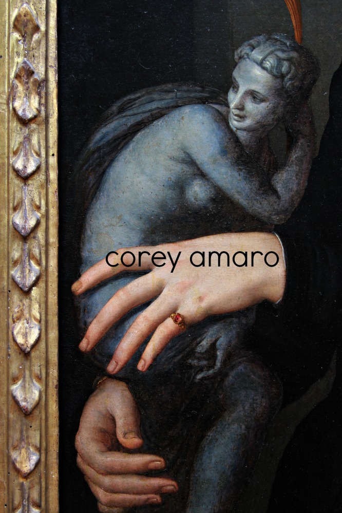 Painting louvre hands