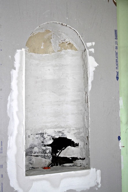 Alcove plastered Alcove plastered