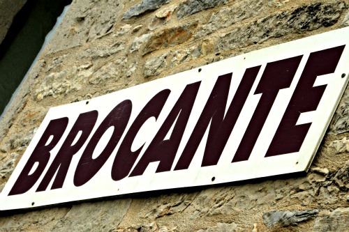 Brocante sign