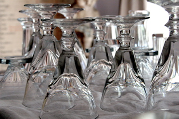 French-antique-wine-glasses