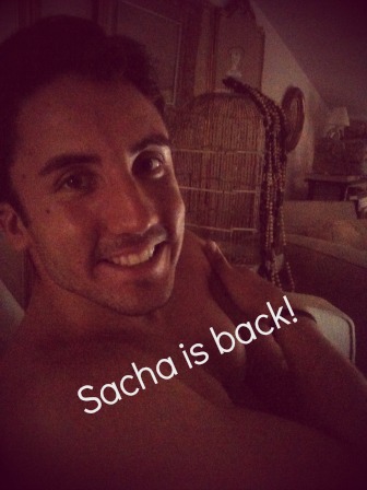Sacha's back Sacha's back