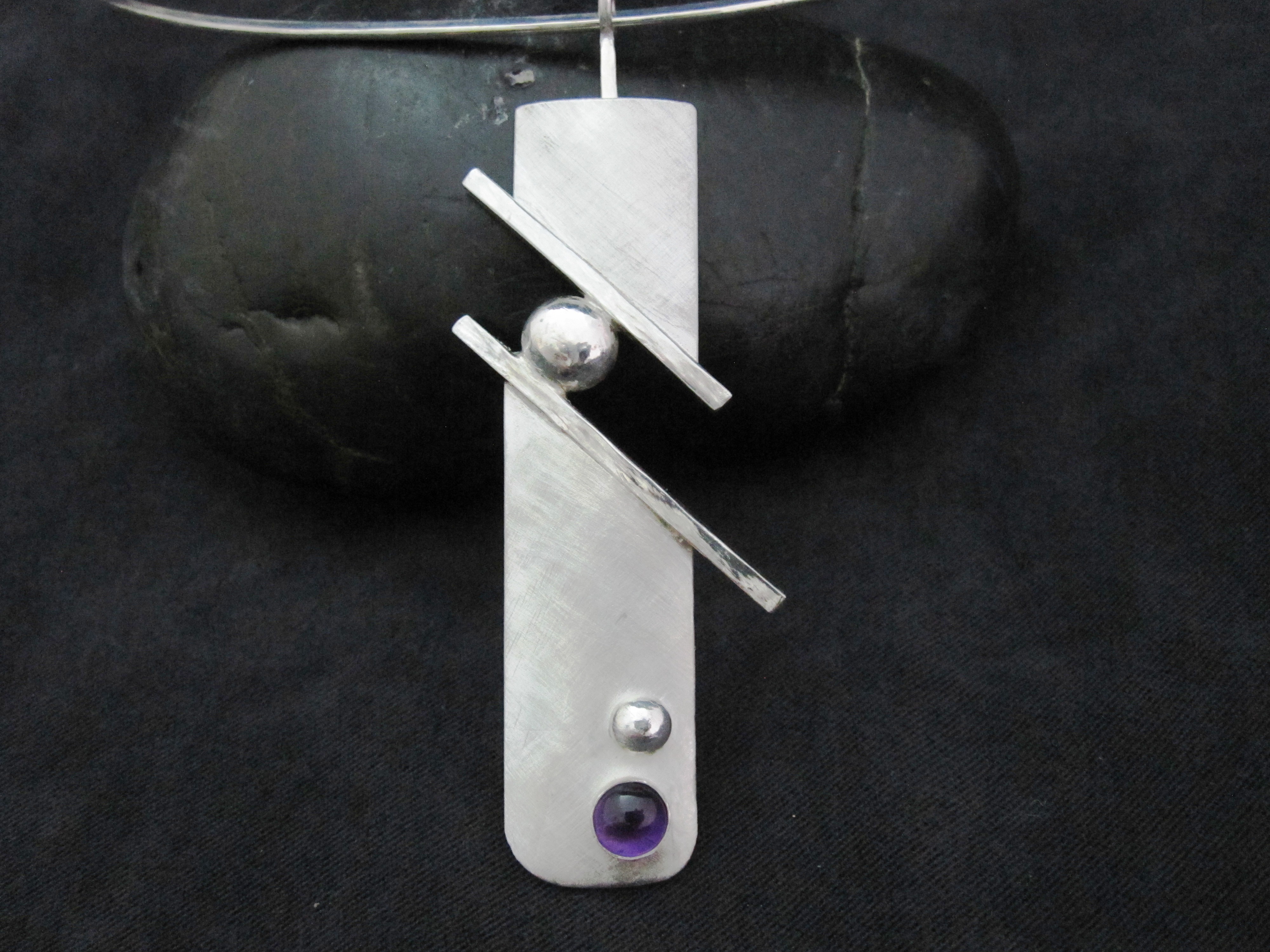 Sterling and Amethyst pendant