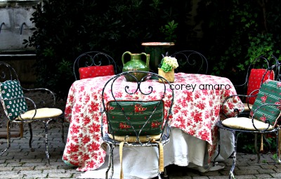 French brocante garden