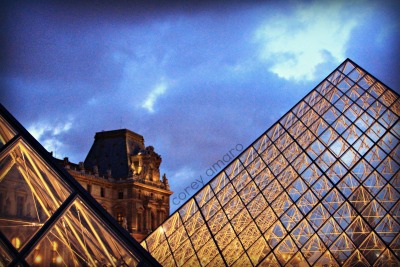 The Louvre, Paris, by night