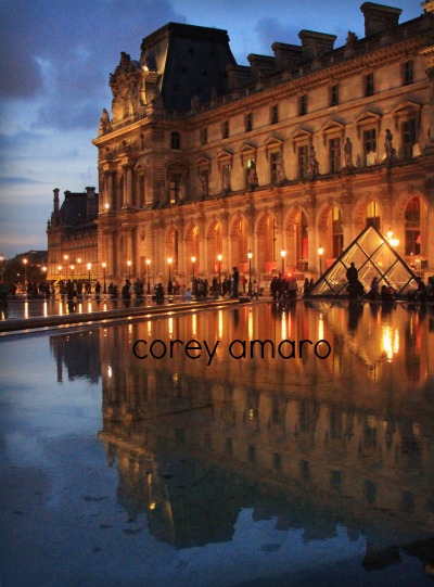 Reflection of the louvre