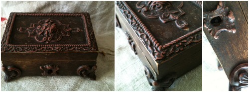 French brocante souvenir box