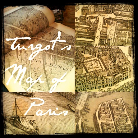 Turgot's map of Paris 1700s