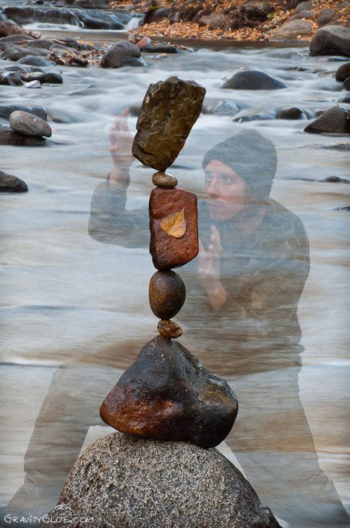 Michael grab rock balancer portrait
