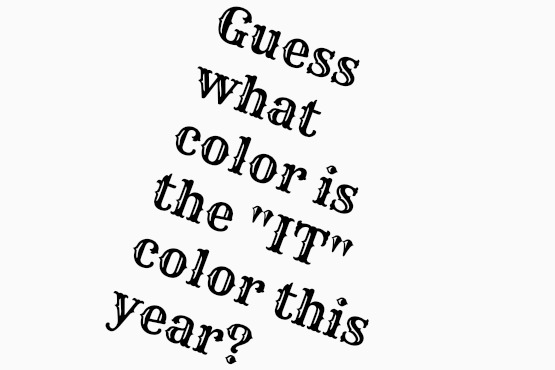 It color this year It color this year