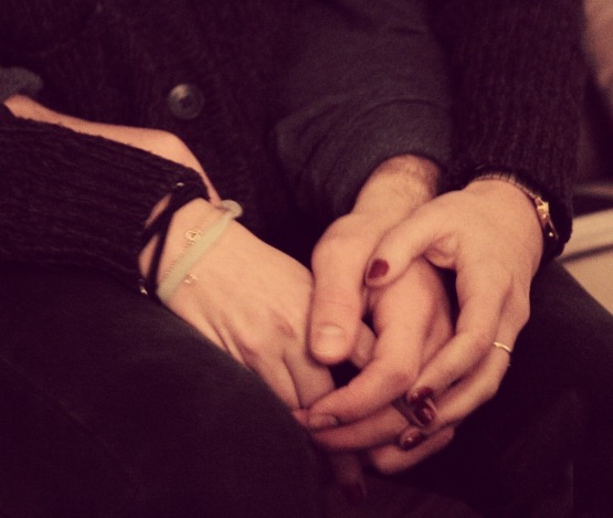 Holding hands Holding hands