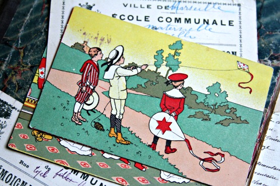 1900 FRENCH REPORT CARDS