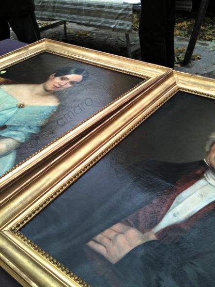 French antique portraits