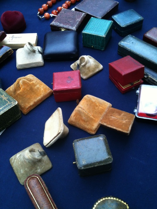 Antique ring boxes