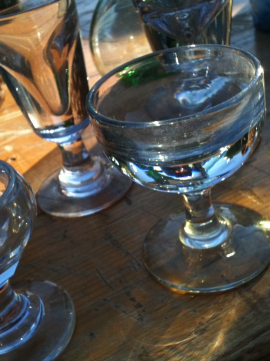 French bistro glasses French bistro glasses