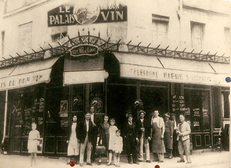 Vieille photo bistrot Melac