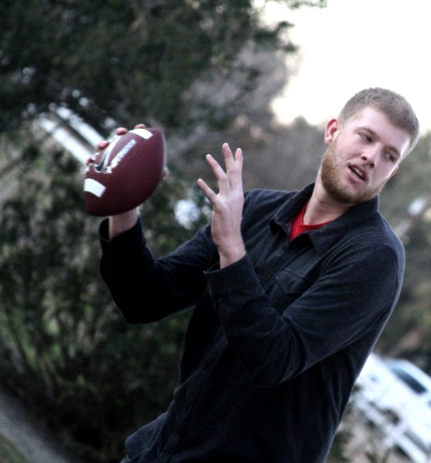 Christmas football at home