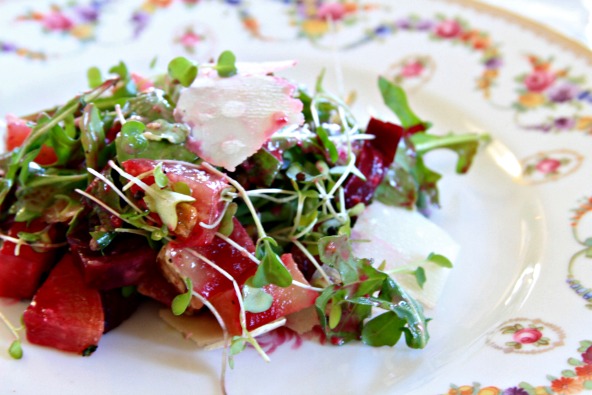 Roasted beet salad