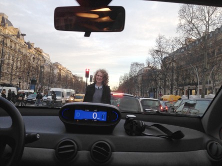 Champs-Elysees avenue in Paris Champs-Elysees avenue in Paris