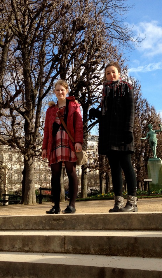 In Paris making faces In Paris making faces