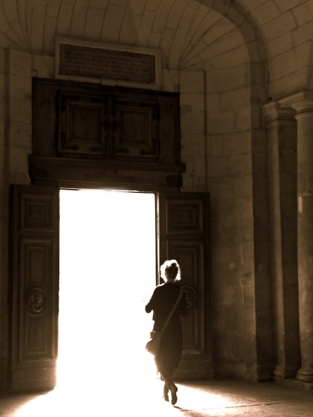 Walking towards the light Walking towards the light