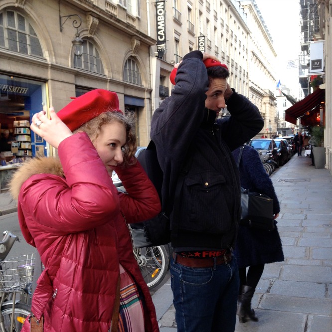 Red beret paris