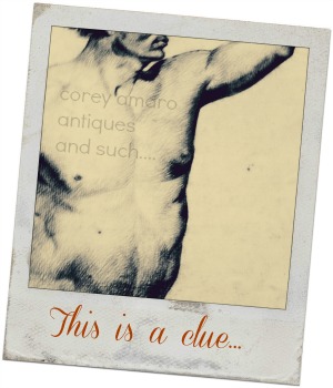 French antique nude men charcoals