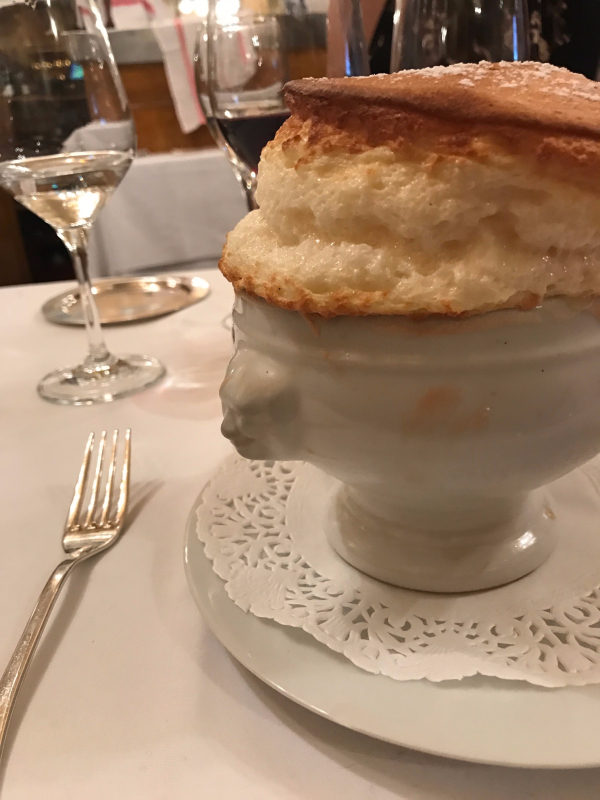 Soufflé, Chez Dumonet in Paris