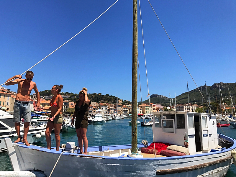 Cassis, boat, what to do in the afternoon