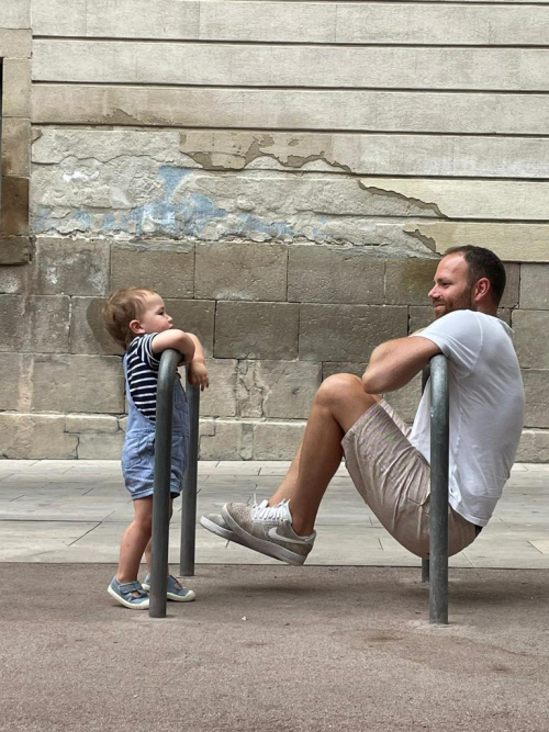 father and son