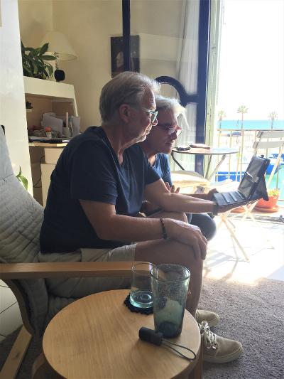 Laurie-annya sharing meal Laurie-annya sharing meal