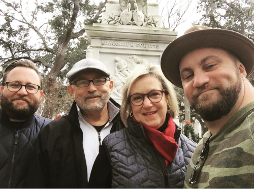 Chris and her men Chris and her men