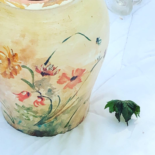 corey amaro vase with leaf corey amaro vase with leaf