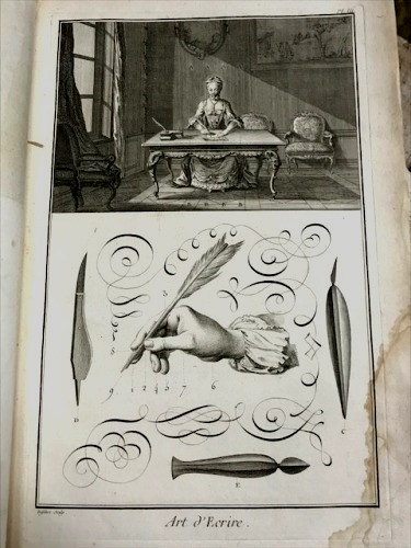 calligraphy louis Rossignol