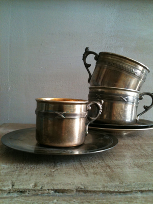 French Antique Chocolate Cup