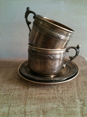 French Antique Chocolate Cup