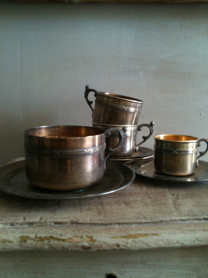 French Antique Chocolate Cup
