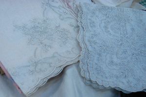 Hankerchiefs as napkins Img_4001