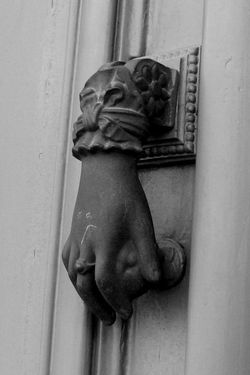Blackandwhitedoorhandle