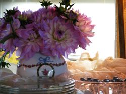 Flowers at Lauren's home