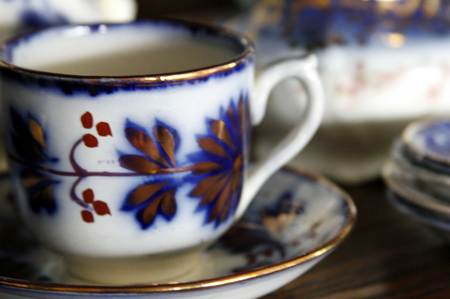 Flow blue teacup Flowblueteacup