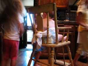 grandchildren in my mother's kitchen 2007 Img_1558