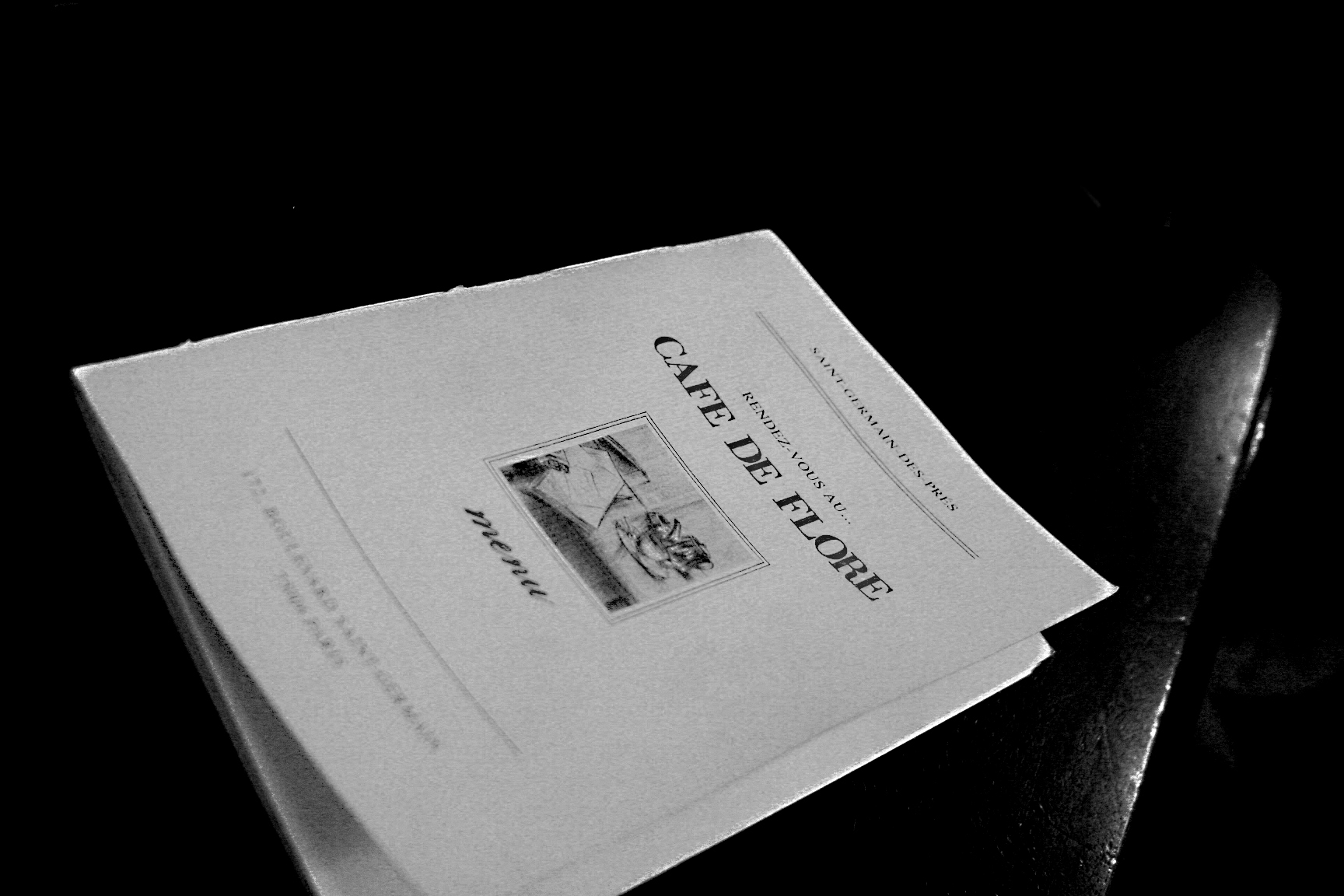 Cafe de flore Menu Cafe de flore Menu