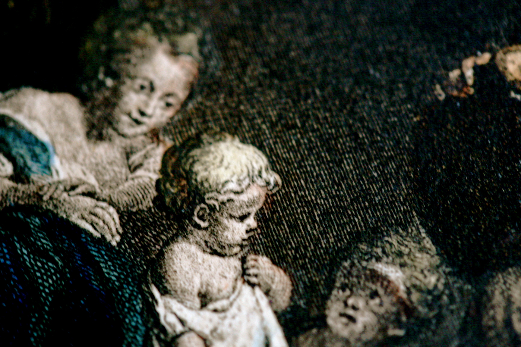 Candy box top, circa 1900s