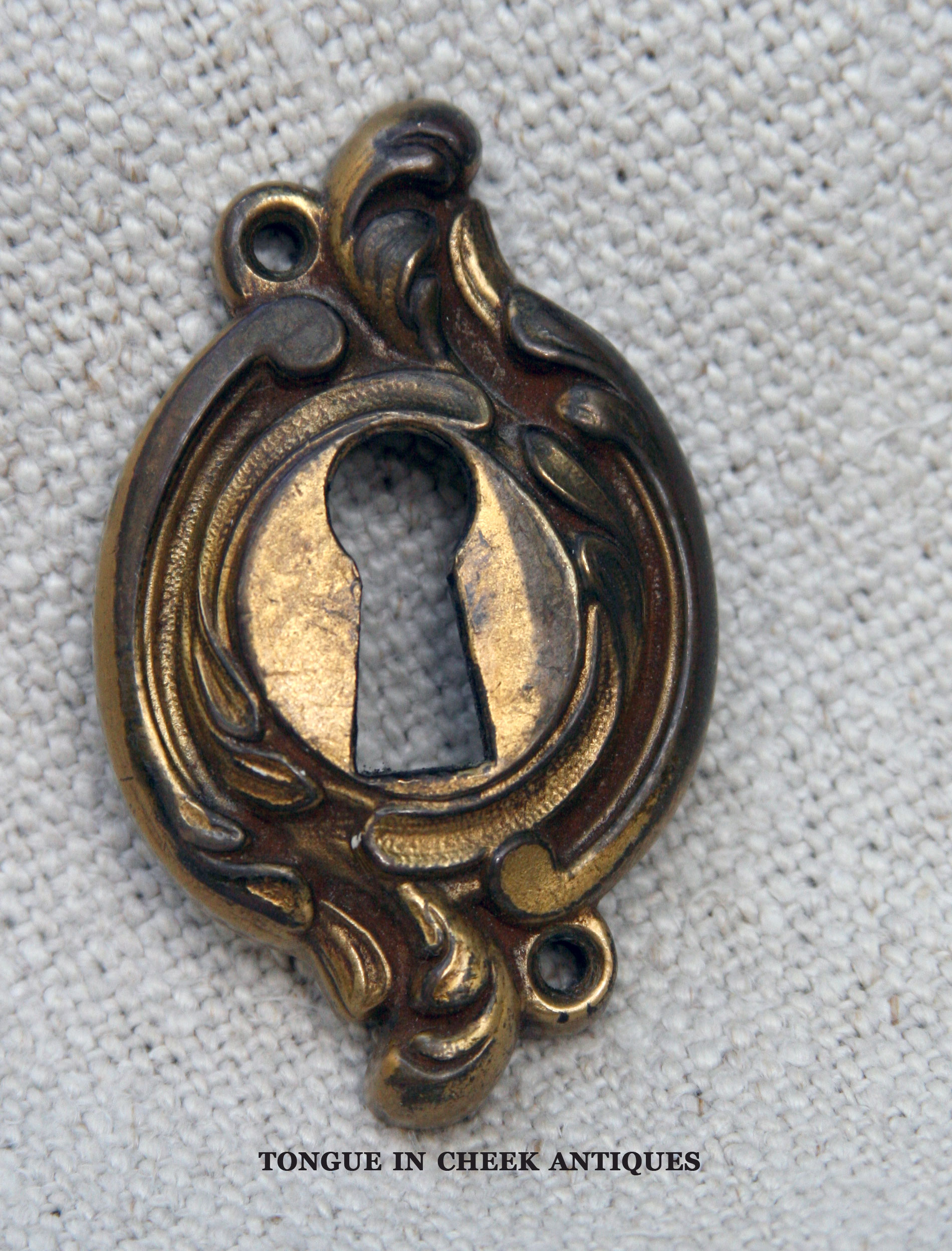 French brocante Key-lock