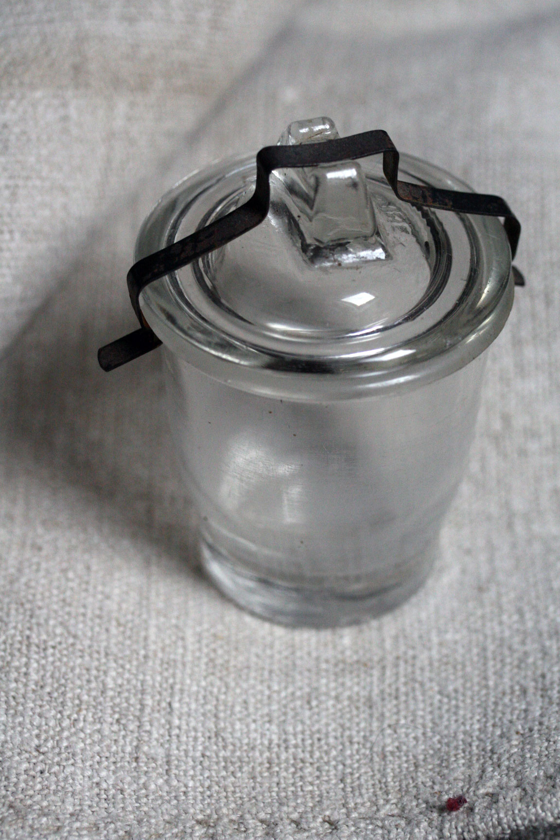 French brocante Jam-jar