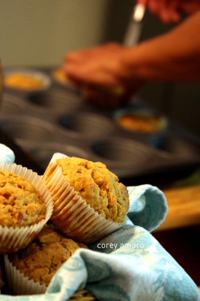 Pumpkin pecan muffins Pumpkin pecan muffins