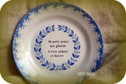 Eighteen century plate