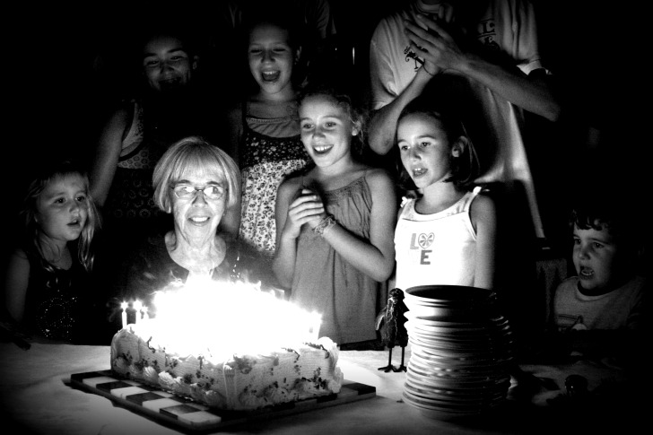 Seventy five candles