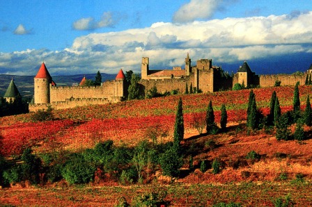 Carcassonne postcard