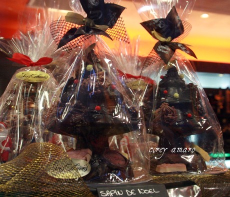 French christmas chocolates